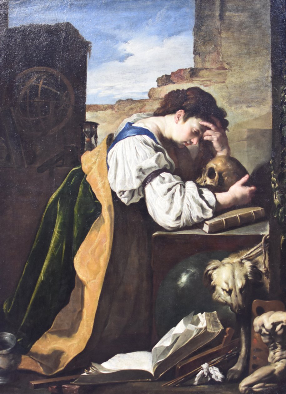 Mélancolie -  Domenicco Fetti  -  1620 作者 多梅尼科·费蒂（Domenicco Fetti）