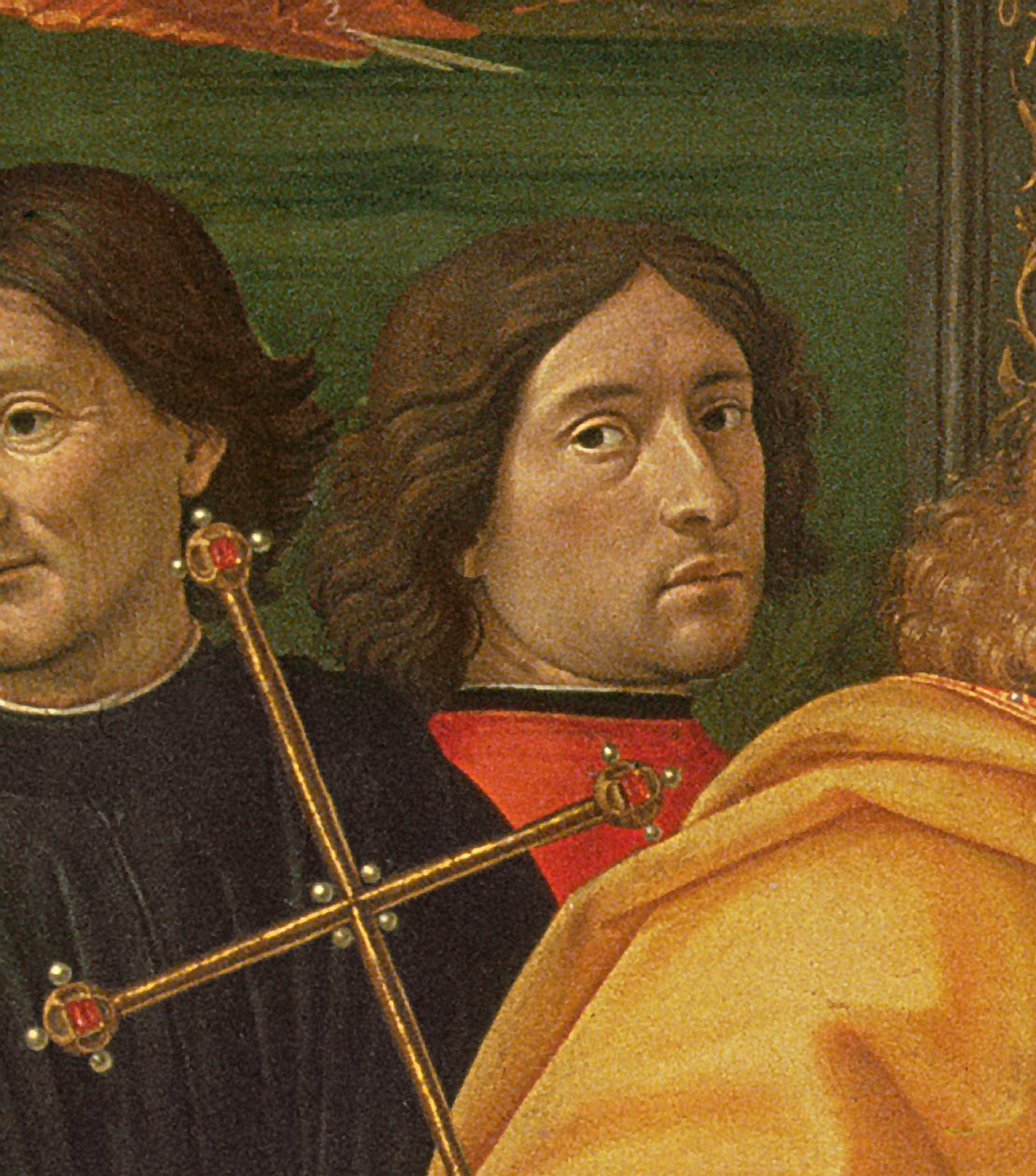 来自The Adoration of the Magi的Ghirlandaio，1488（面板上的蛋彩画） 作者 多梅尼科·吉兰达约（Domenico Ghirlandaio）