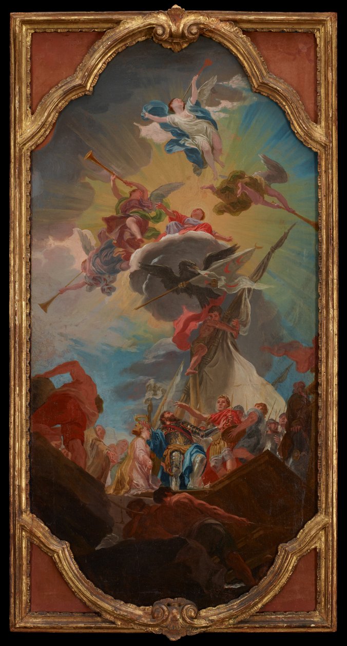 赞美Andrea Doria，第1750-68页 作者 多梅尼科·科维（Domenico Corvi）