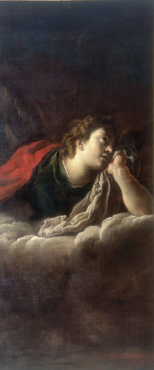 由Domenico Fetti绘制的Angel，在摩德纳的Galleria Estense保存 作者 Domenico Fetti或Feti