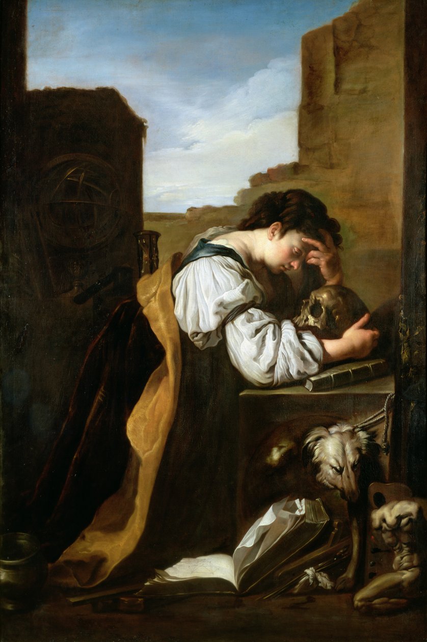愁绪 作者 Domenico Fetti或Feti