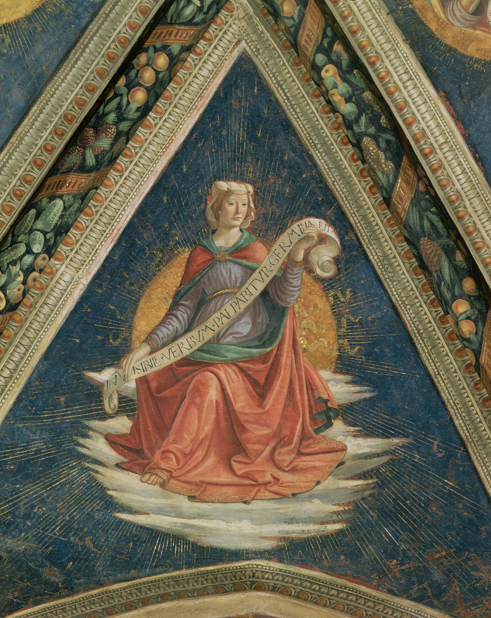 A Sibyl，1483-86 作者 多梅尼科·吉兰达约（Domenico Ghirlandaio）