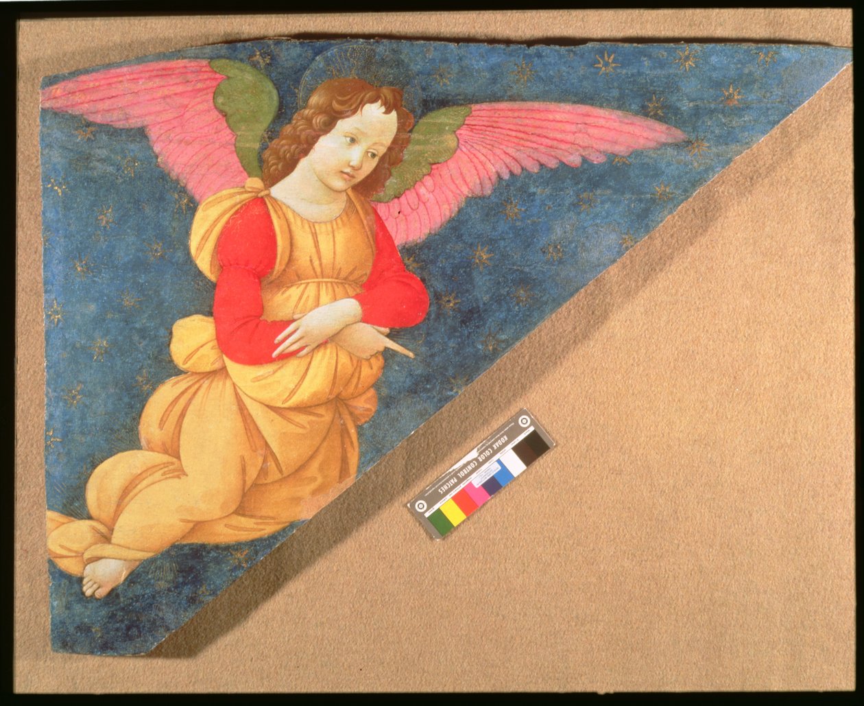 天使：Figline Altarpiece的面板 作者 多梅尼科·吉兰达约（Domenico Ghirlandaio）