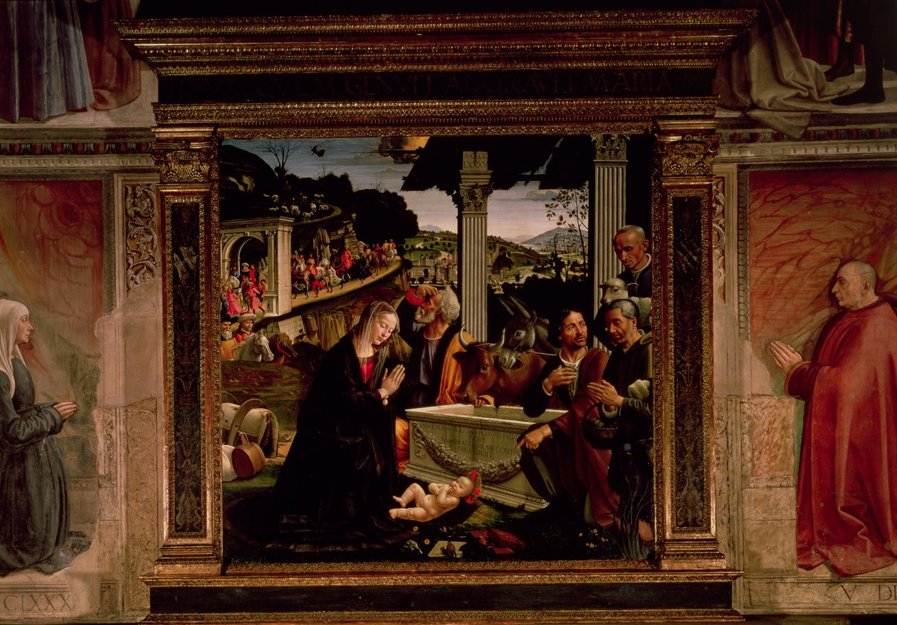 基督的诞生 作者 多梅尼科·吉兰达约（Domenico Ghirlandaio）