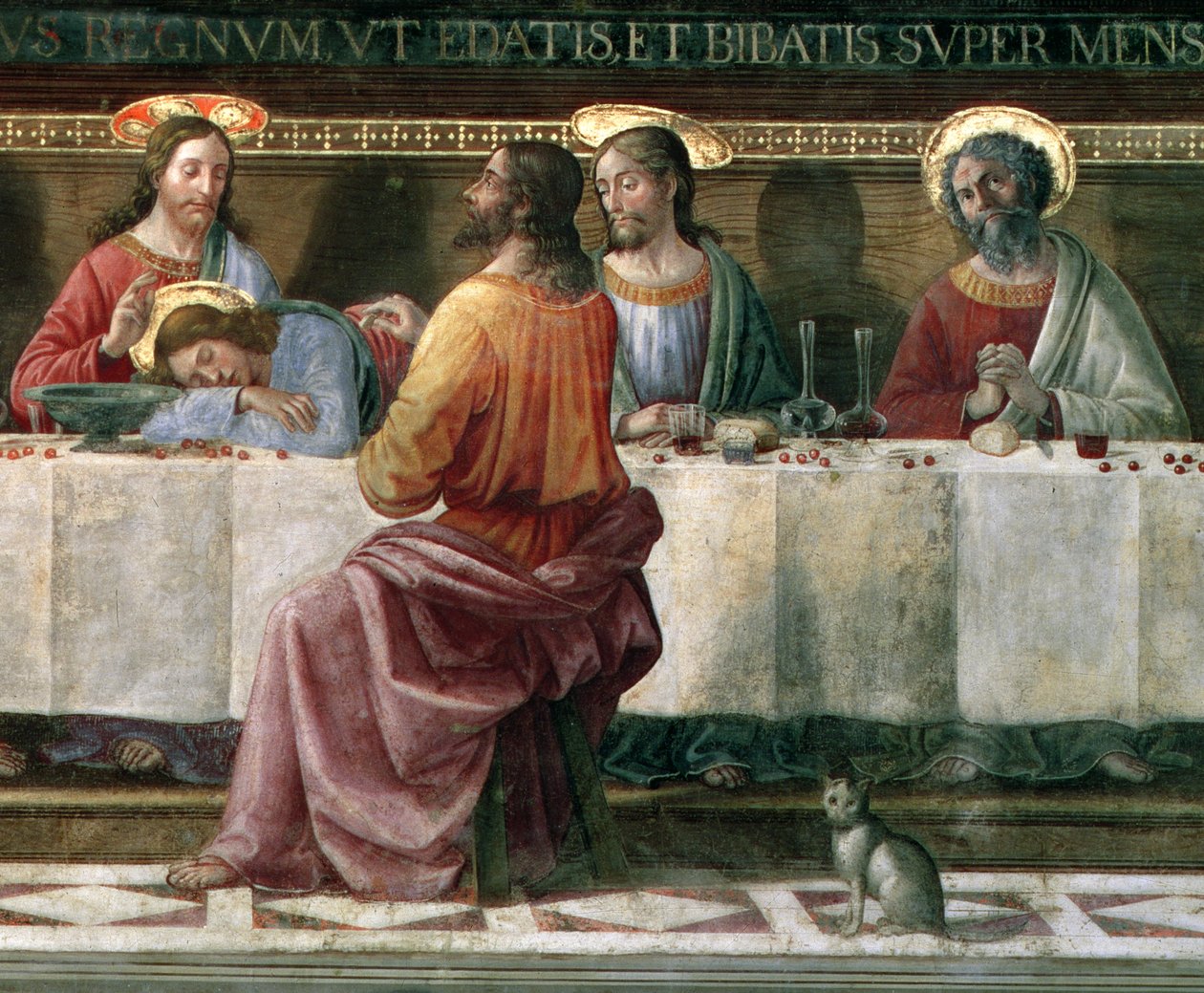 最后的晚餐（细节43922） 作者 多梅尼科·吉兰达约（Domenico Ghirlandaio）