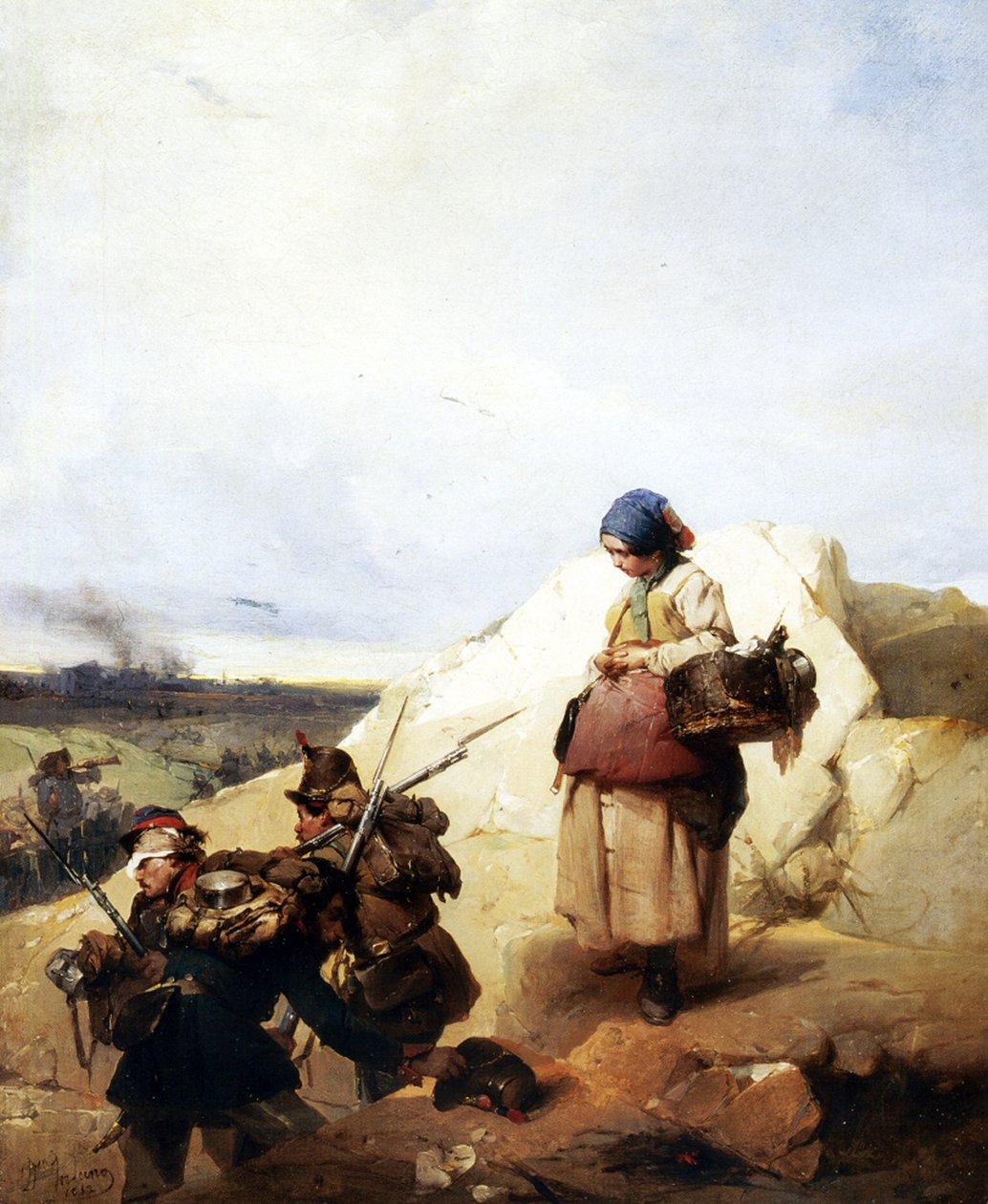 The Cantiniere，1852 作者 多梅尼科·印度诺（Domenico Induno）