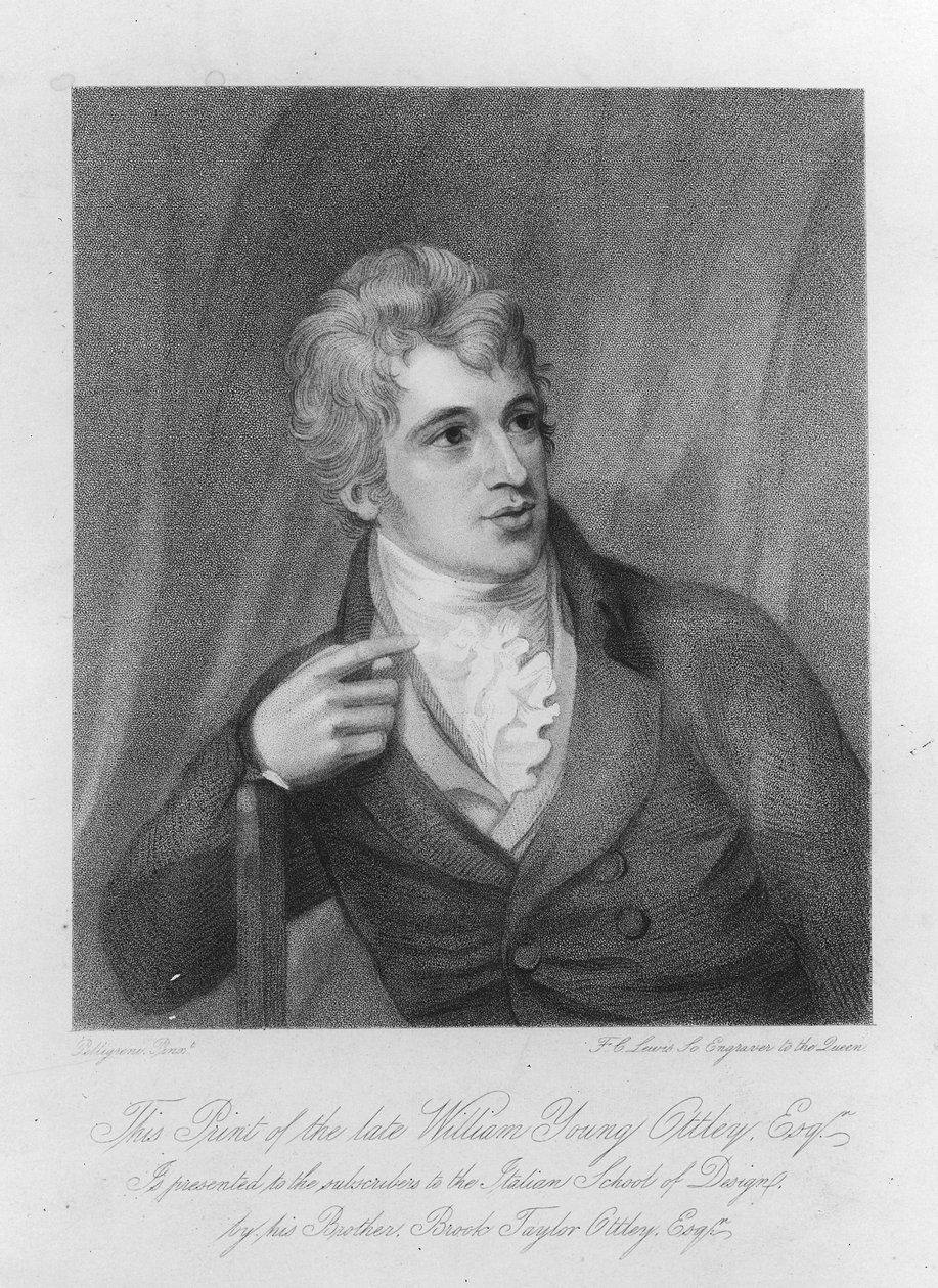 William Young Ottley，由Frederick Christian Lewis编写，1836年 作者 多梅尼科·佩莱格里尼
