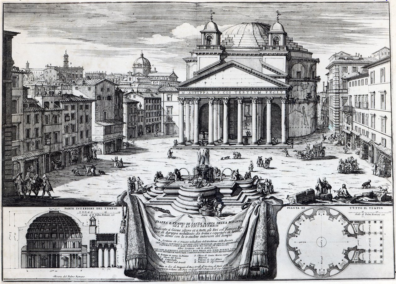 Piazza della Rotonda广场，可欣赏到万神殿 作者 