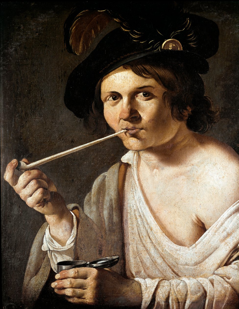 那不勒斯渔夫和革命者马萨尼洛 (1623-1647) 的肖像画由 Domenico Gargiulo dit Micco "" Spadaro "" "(1609-1675) 1647 那不勒斯，圣马蒂诺国家博物馆 作者 多梅尼科·加久洛（Domenico Gargiulo）