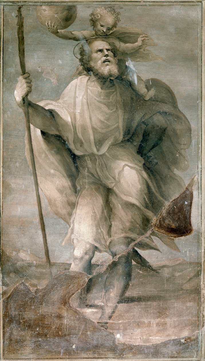 圣克里斯托弗多米尼克-贝卡福米（1486-1551）的画作 作者 多梅尼科·贝卡法米