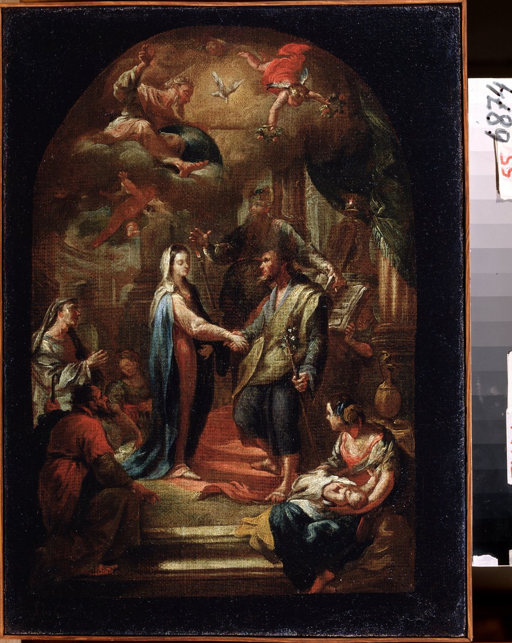 "玛利亚和约瑟夫的婚礼》（Le mariage de la Vierge） 多梅尼科-科尔维（Domenico Corvi，1721-1803 年）18 世纪 俄罗斯图拉国立艺术博物馆 作者 多梅尼科·科维（Domenico Corvi）