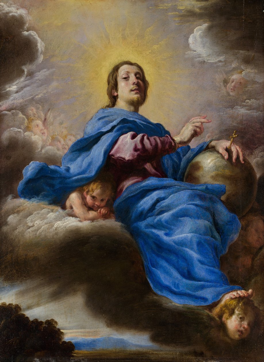救世主Mundi，ca. 1622年至1623年。 作者 Domenico Fetti或Feti