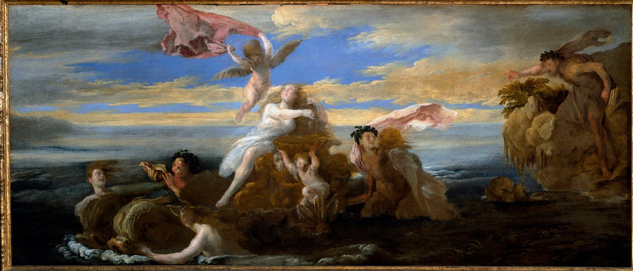 Galatee和Polypheme的爱（绘画 作者 Domenico Fetti或Feti