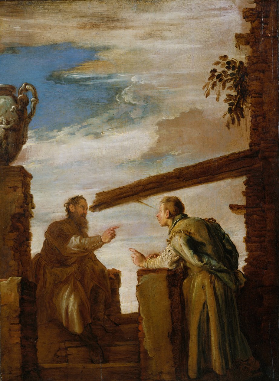 Cote和the Beam的寓言，c.1619 作者 Domenico Fetti或Feti