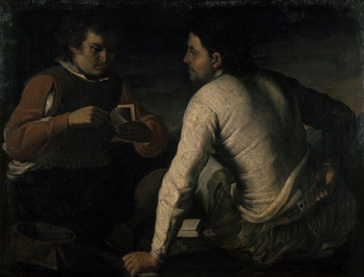 赌徒，1665年之前 作者 多梅尼科·加久洛（Domenico Gargiulo）