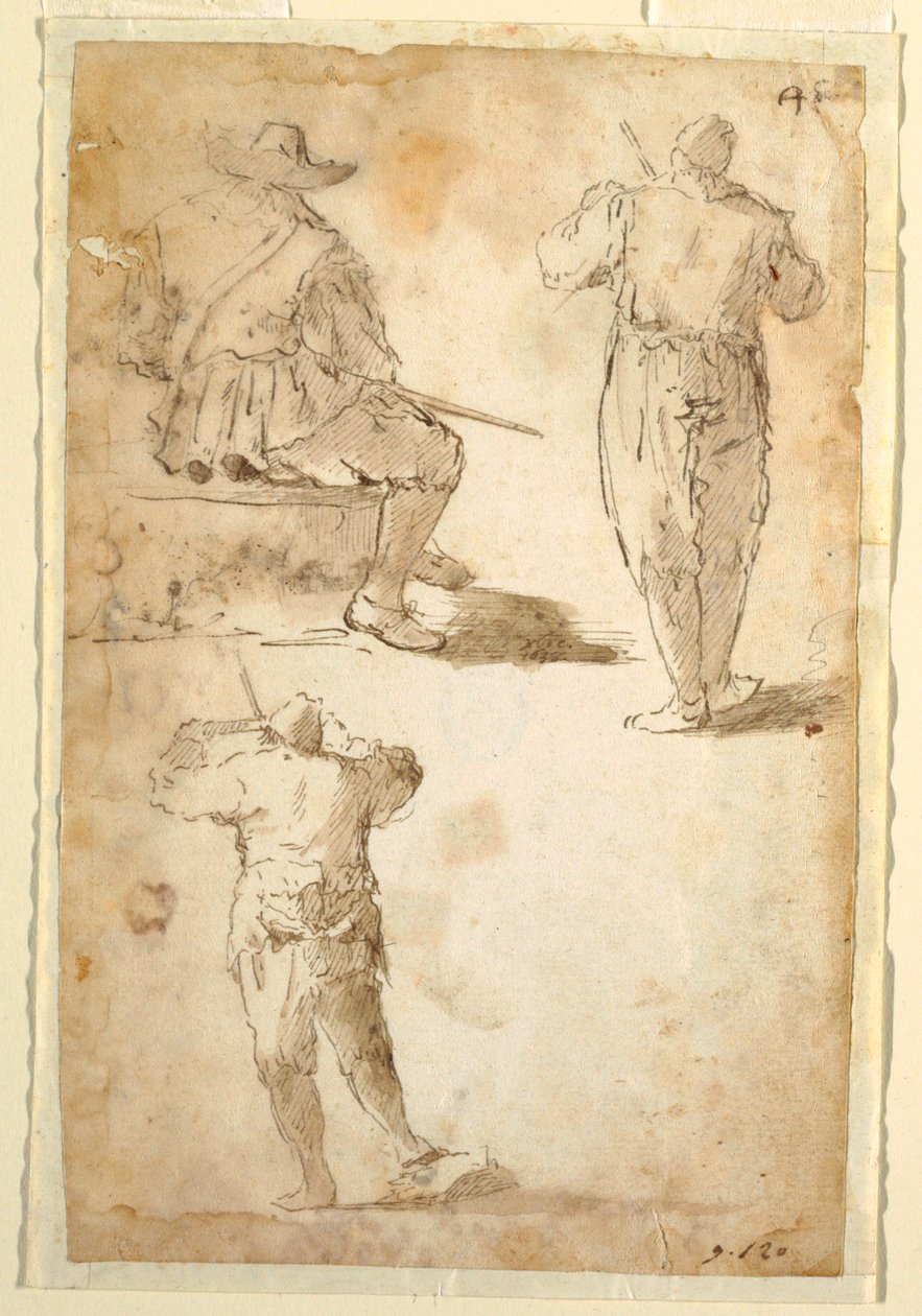 三个男人 作者 Domenico Gargiulo 叫 Micco Spadaro