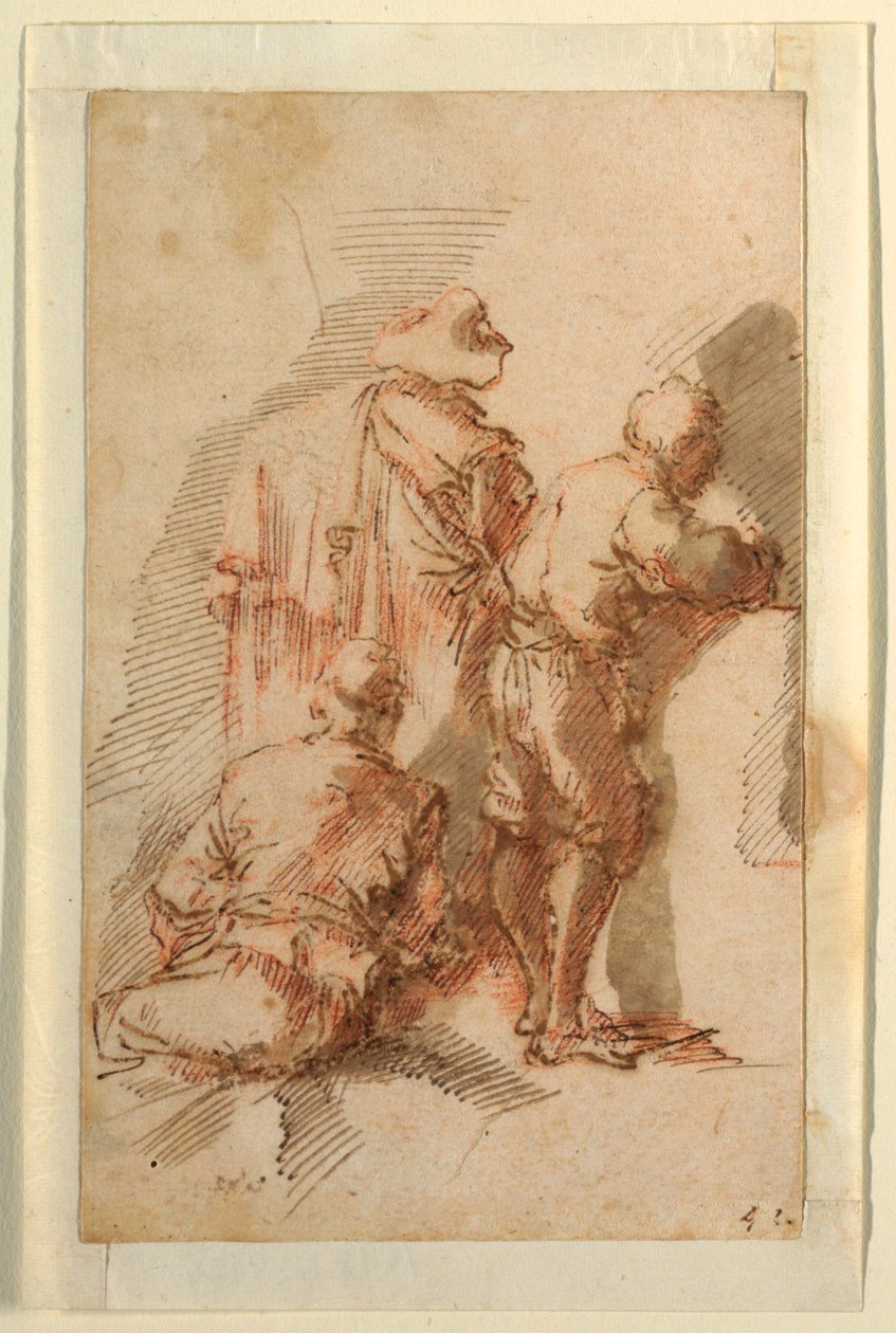 三个男人 作者 Domenico Gargiulo 叫 Micco Spadaro