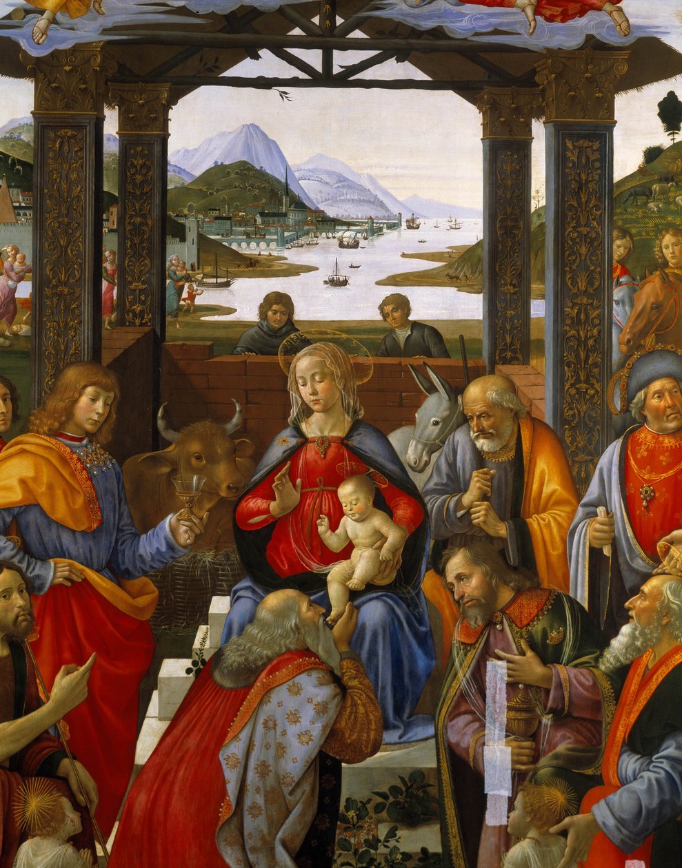 贤士的崇拜 作者 多梅尼科·吉兰达约（Domenico Ghirlandaio）