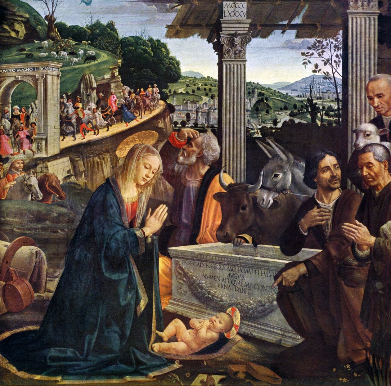 牧羊人的崇拜 作者 多梅尼科·吉兰达约（Domenico Ghirlandaio）