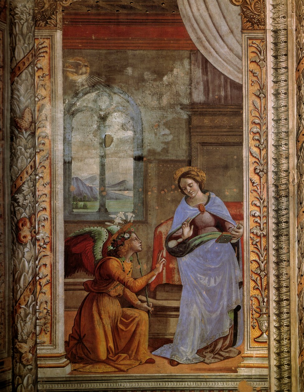 圣母领报 作者 多梅尼科·吉兰达约（Domenico Ghirlandaio）