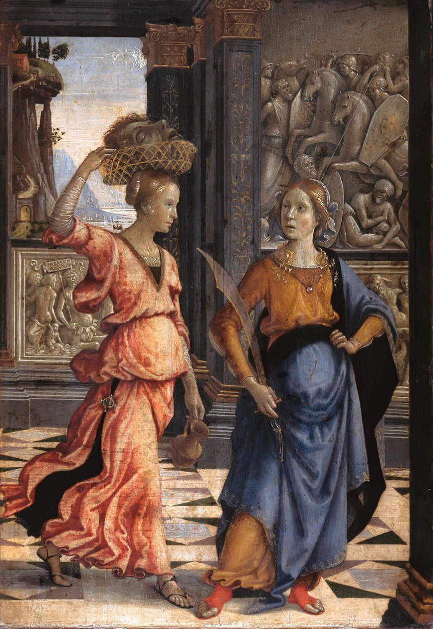 朱迪思（Judith）和女仆（1489） 作者 多梅尼科·吉兰达约（Domenico Ghirlandaio）