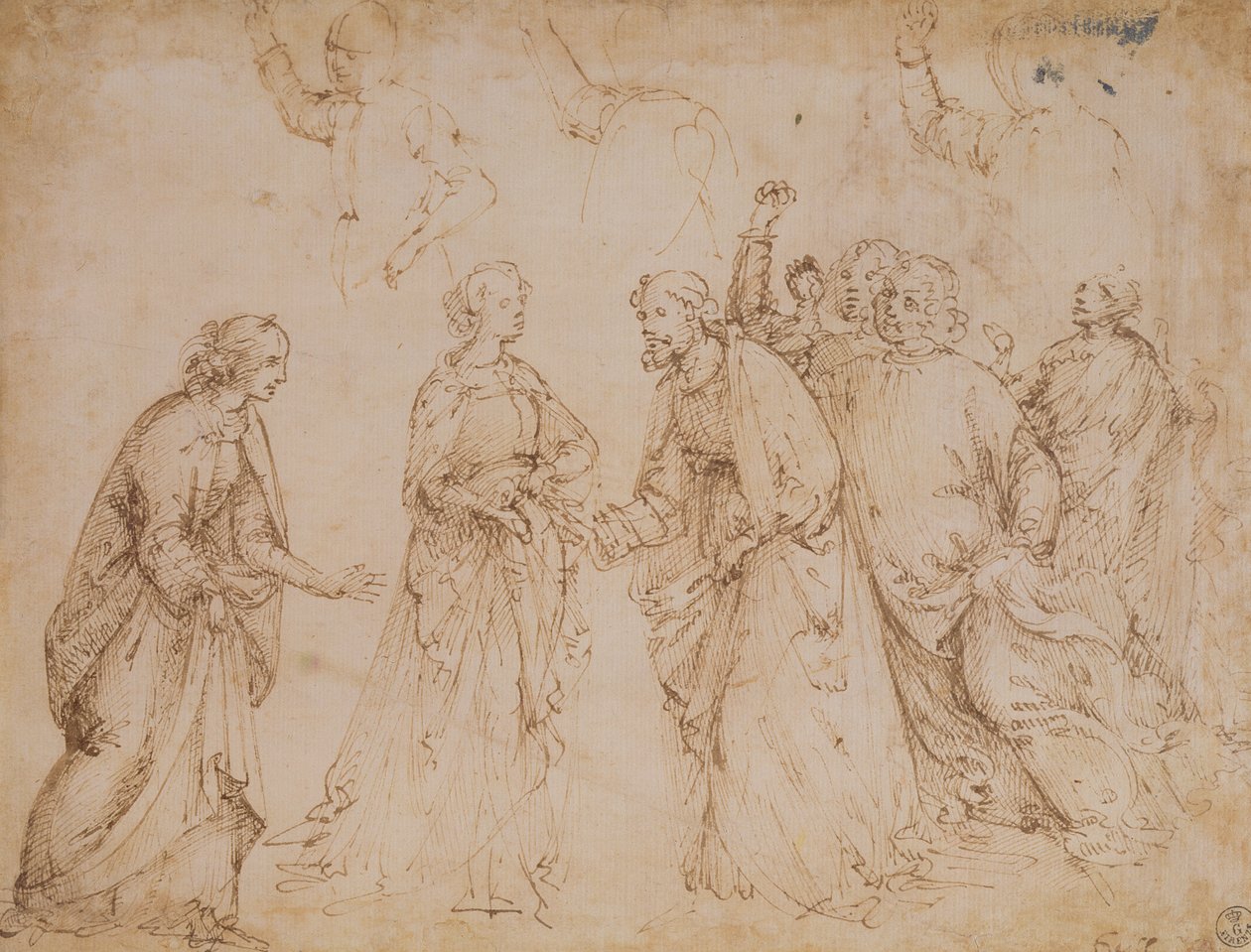 圣母的婚姻 作者 多梅尼科·吉兰达约（Domenico Ghirlandaio）