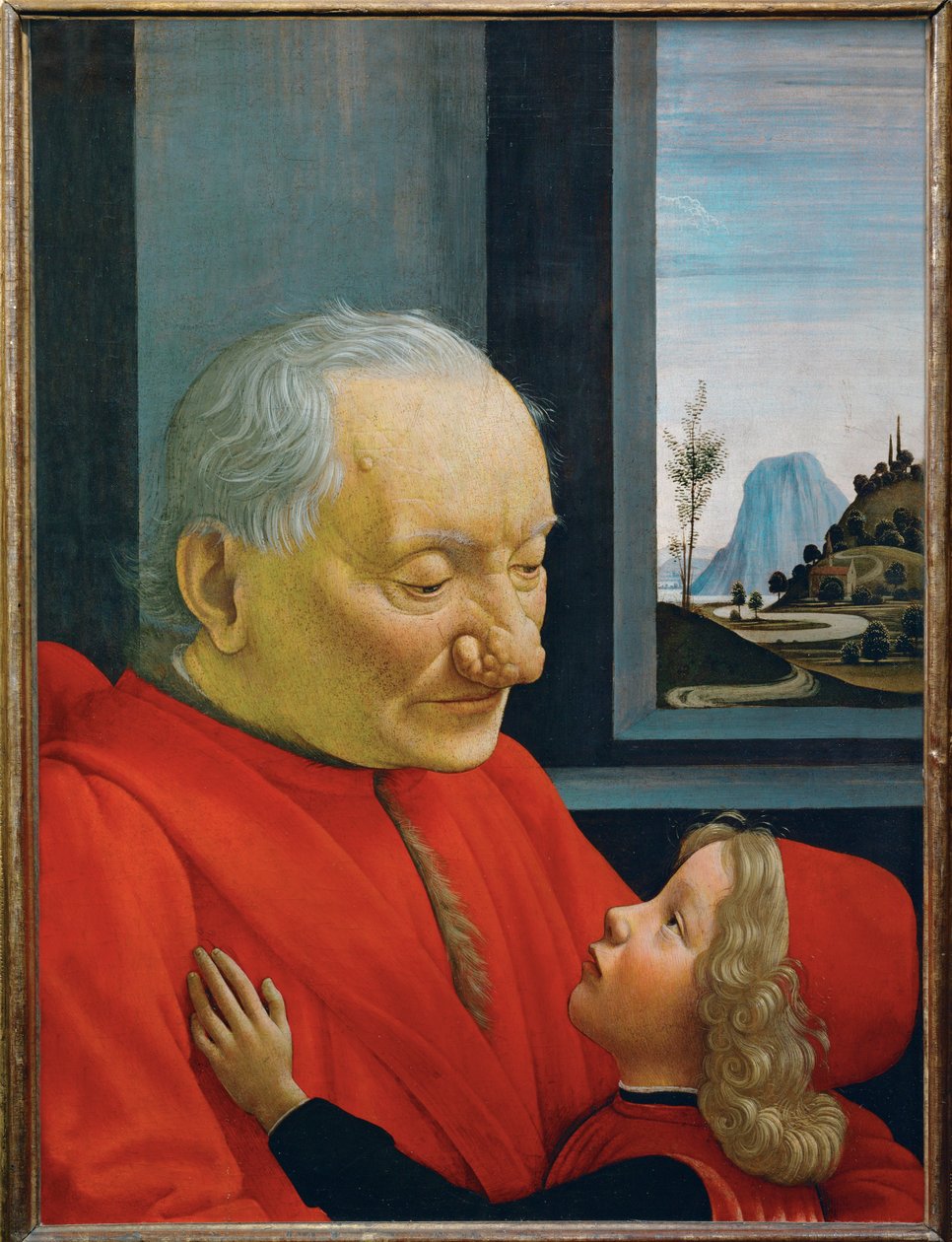 老人和男孩的肖像 - ... 作者 多梅尼科·吉兰达约（Domenico Ghirlandaio）