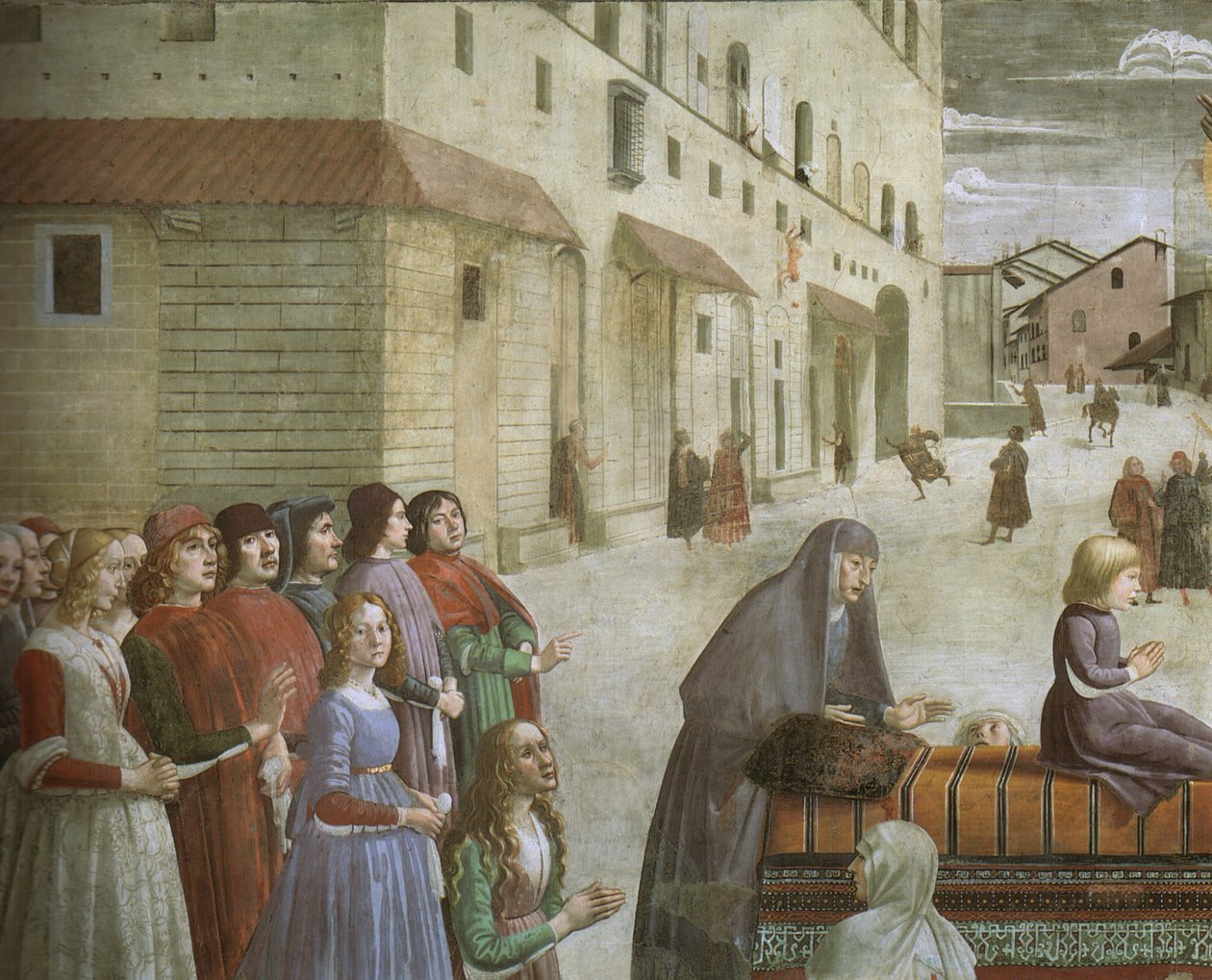 男孩复活 作者 多梅尼科·吉兰达约（Domenico Ghirlandaio）