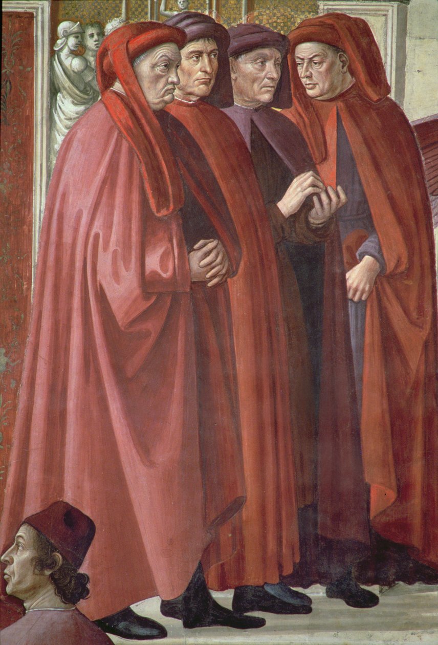 圣扎卡里亚斯的报喜 作者 多梅尼科·吉兰达约（Domenico Ghirlandaio）