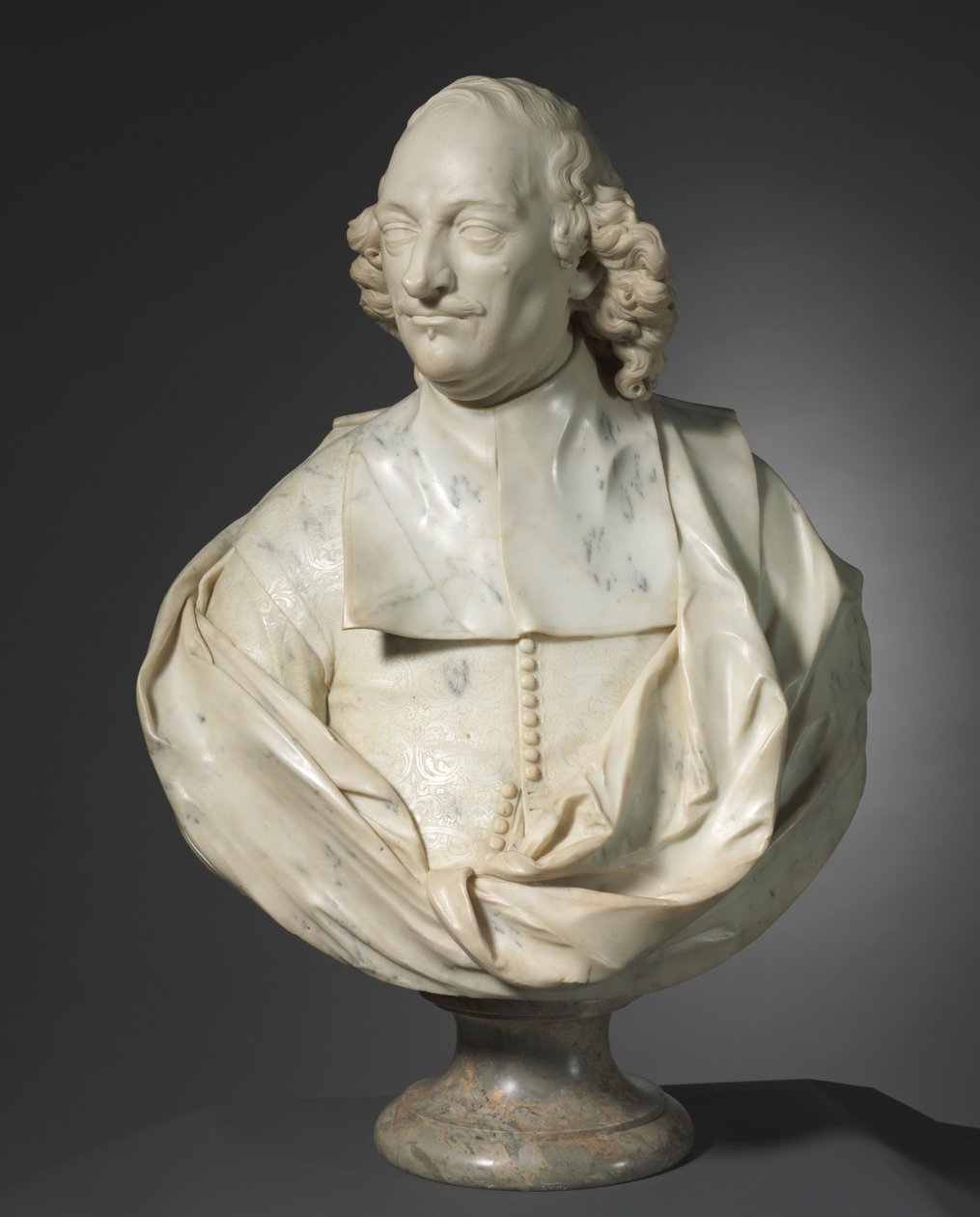 Fabrizio Naro的肖像，c。 1680。 作者 多梅尼科·吉迪（Domenico Guidi）