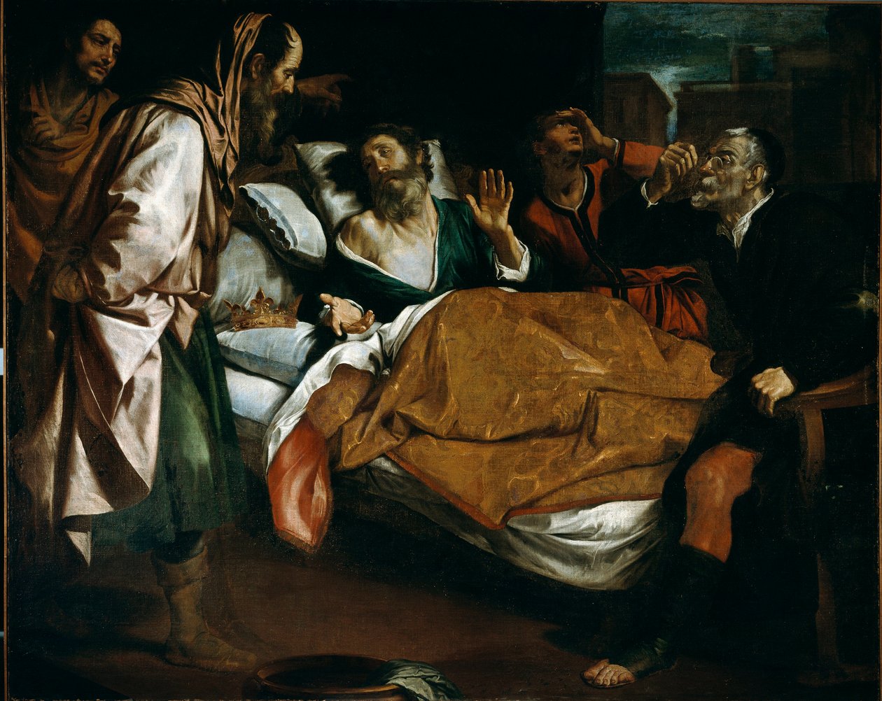 先知以西结之死 Domenico Fiasella dit il Sarzana (1589-1669) 17 世纪 Galleria di Palazzo Bianco，Genes 作画 作者 多梅尼科·伊尔·萨尔扎纳·菲亚塞拉