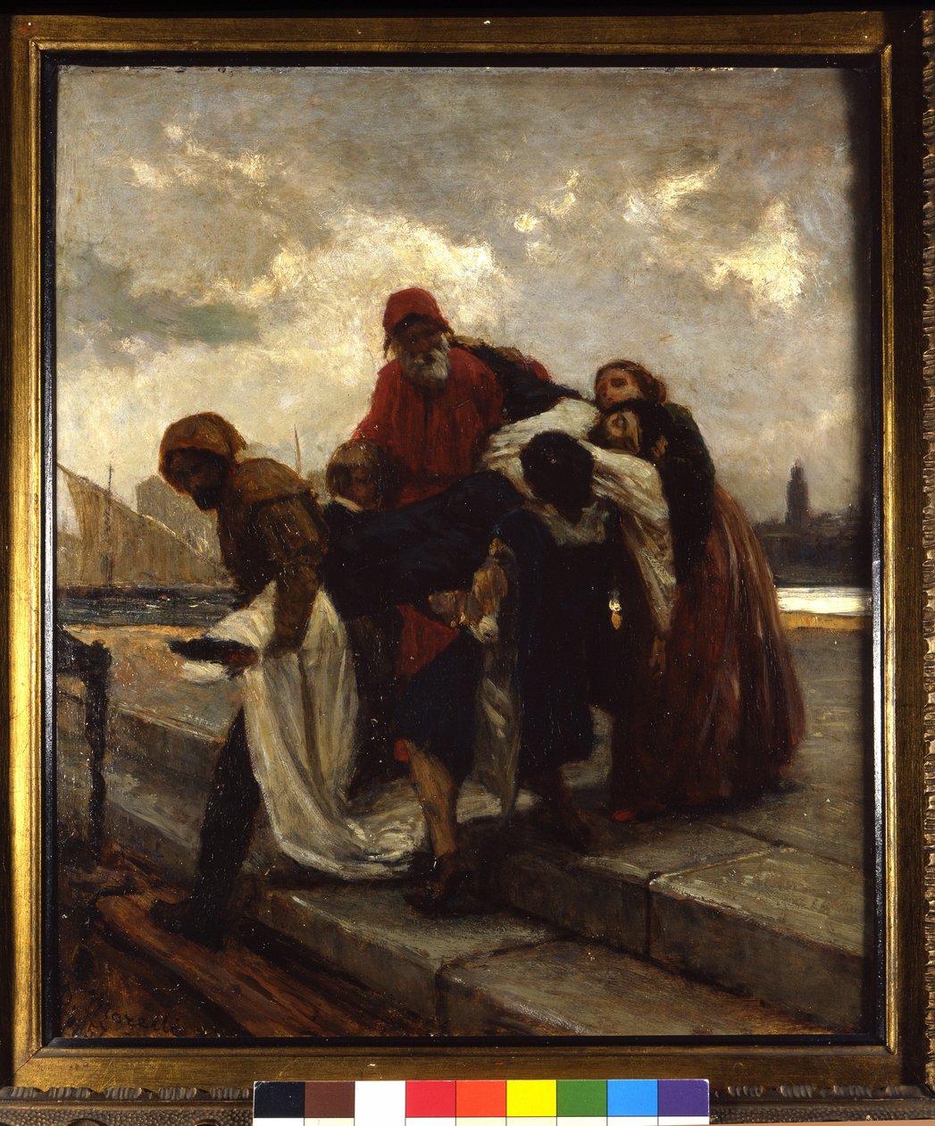 I Due Foscari，多米尼克-莫雷利（1826 - 1901）的画作。 作者 多梅尼科·莫雷利（Domenico Morelli）