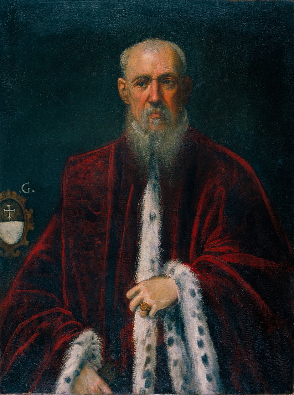 Portrait du procureur Alessandro Gritti - Procurator Alessandro Gritti肖像 - Peinture de Jacopo Robusti, dit Tintoretto (Le Tintoret) (1518-1594) - ca 1581 - Oil on canvas - 99.5x75 - Museu Nacional d