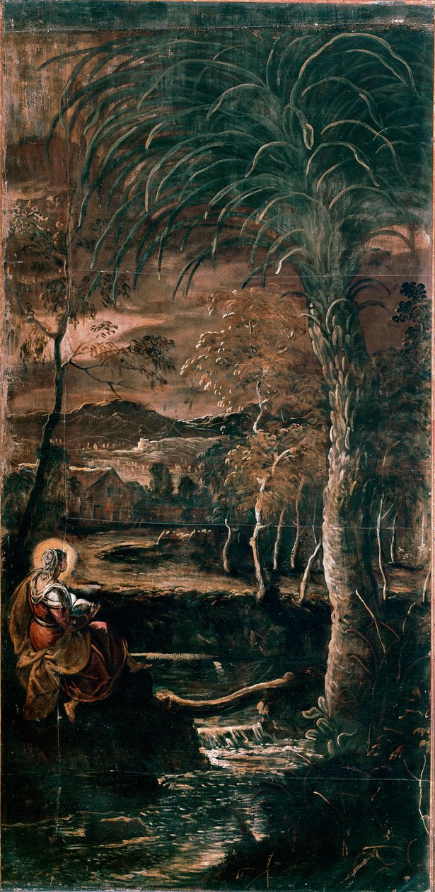 Saint Mary the Egyptian Painting by Tintoretto or Tintoret (Jacopo Robusti) (1518-1594) 1583-1587 Scuola di san Rocco, Venice 作者 多梅尼科·罗布斯提·丁托列托