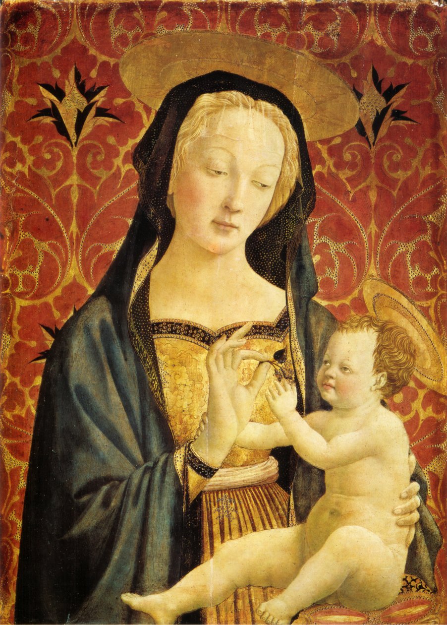 圣母与圣婴 作者 多梅尼科（Domenico Veneziano）
