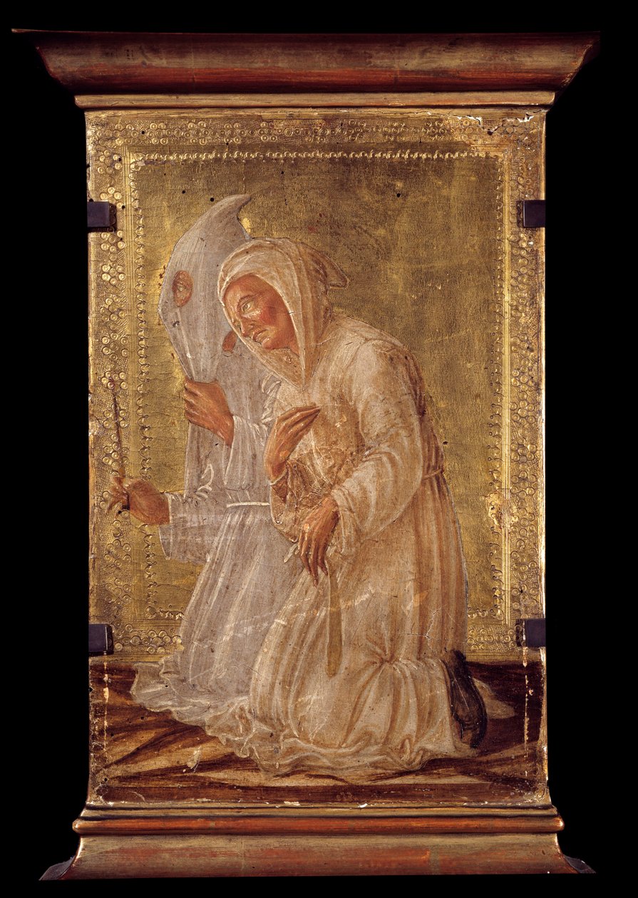 Domenico Veneziano(1400-1481)的两幅鞭打木画 15世纪(ec.sp.)巴约纳，Bonnat博物馆。 作者 多梅尼科（Domenico Veneziano）