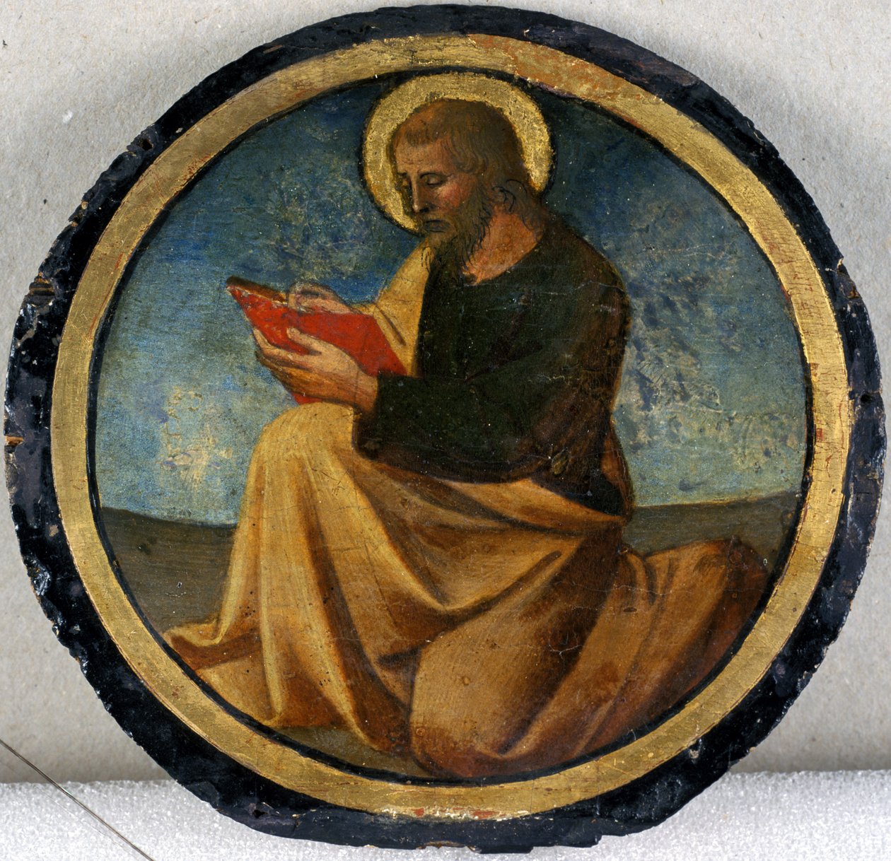 传教士，c.1460（杨木上的蛋彩画） 作者 弗朗切斯科·安东尼奥大教堂