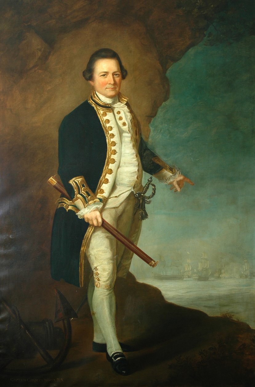 1770年，博林大厅的伍德船长 作者 多米尼克·塞雷