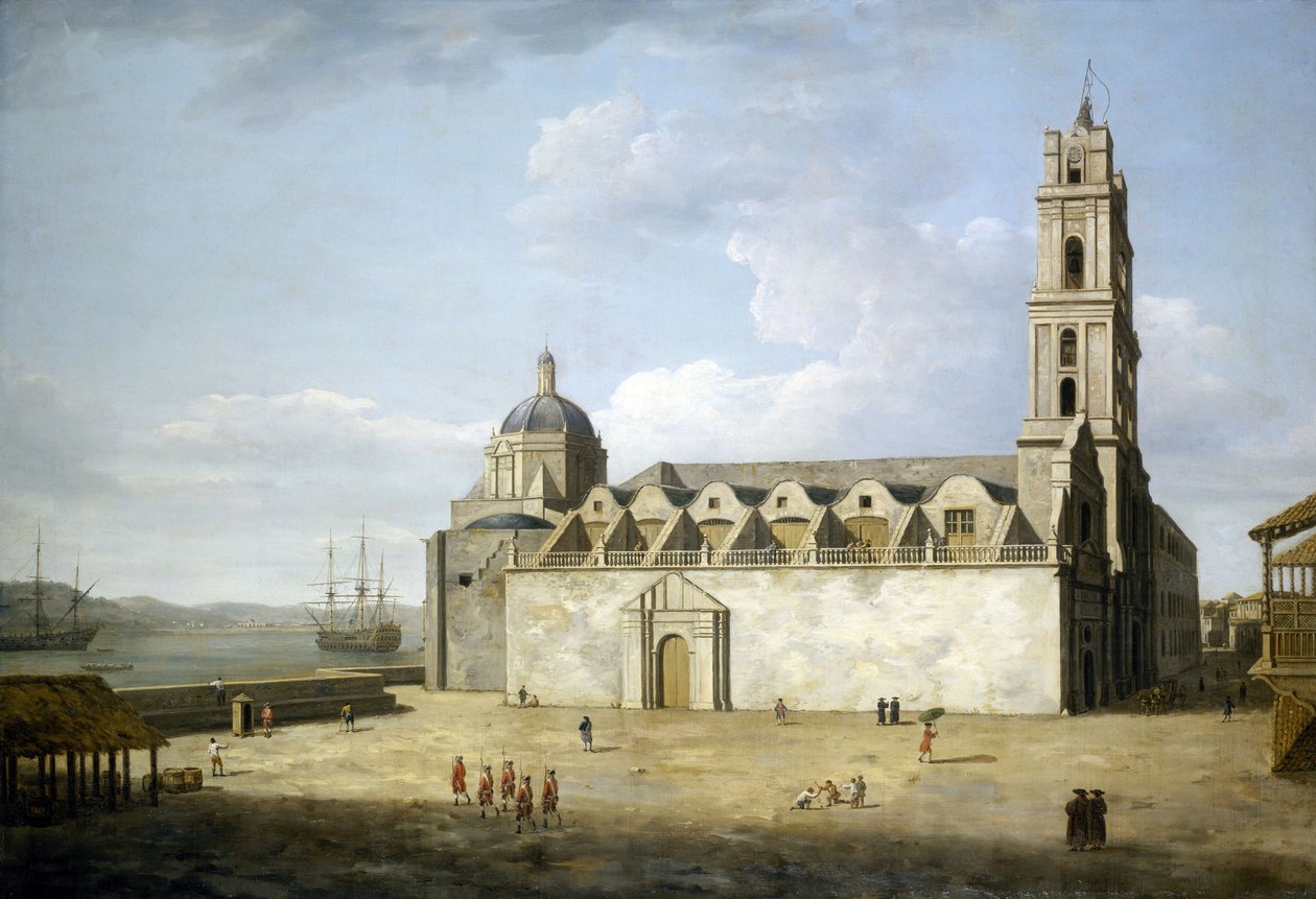 哈瓦那大教堂（古巴），1762 年 8 月和 9 月。布面油画，1762 年英国人攻占该城后不久创作，作者为多米尼克-塞雷斯（1722-1793 年）。 作者 多米尼克·塞雷