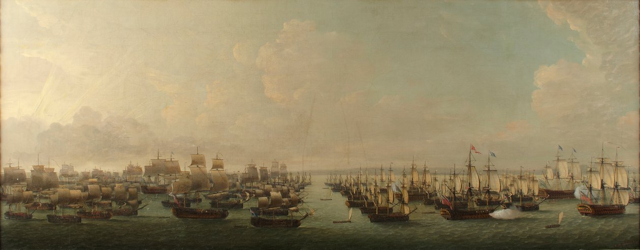 1762 年进攻哈瓦那的英国舰队 作者 多米尼克·塞雷