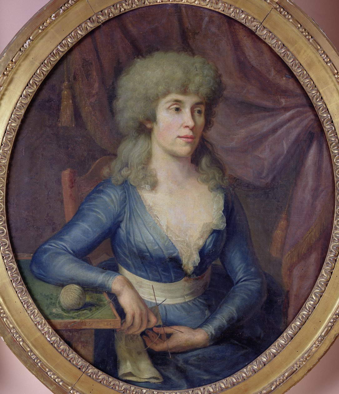 Lepage夫人的肖像，1797年 作者 多米尼克·唐克雷（Dominique Doncre）