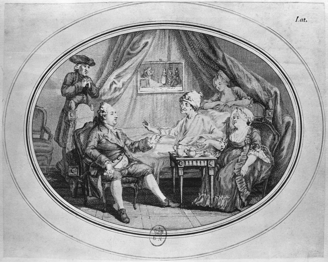 1775年7月4日在费内举行的午餐会 作者 多米尼克·万提·德农（Dominique Vivant Denon）