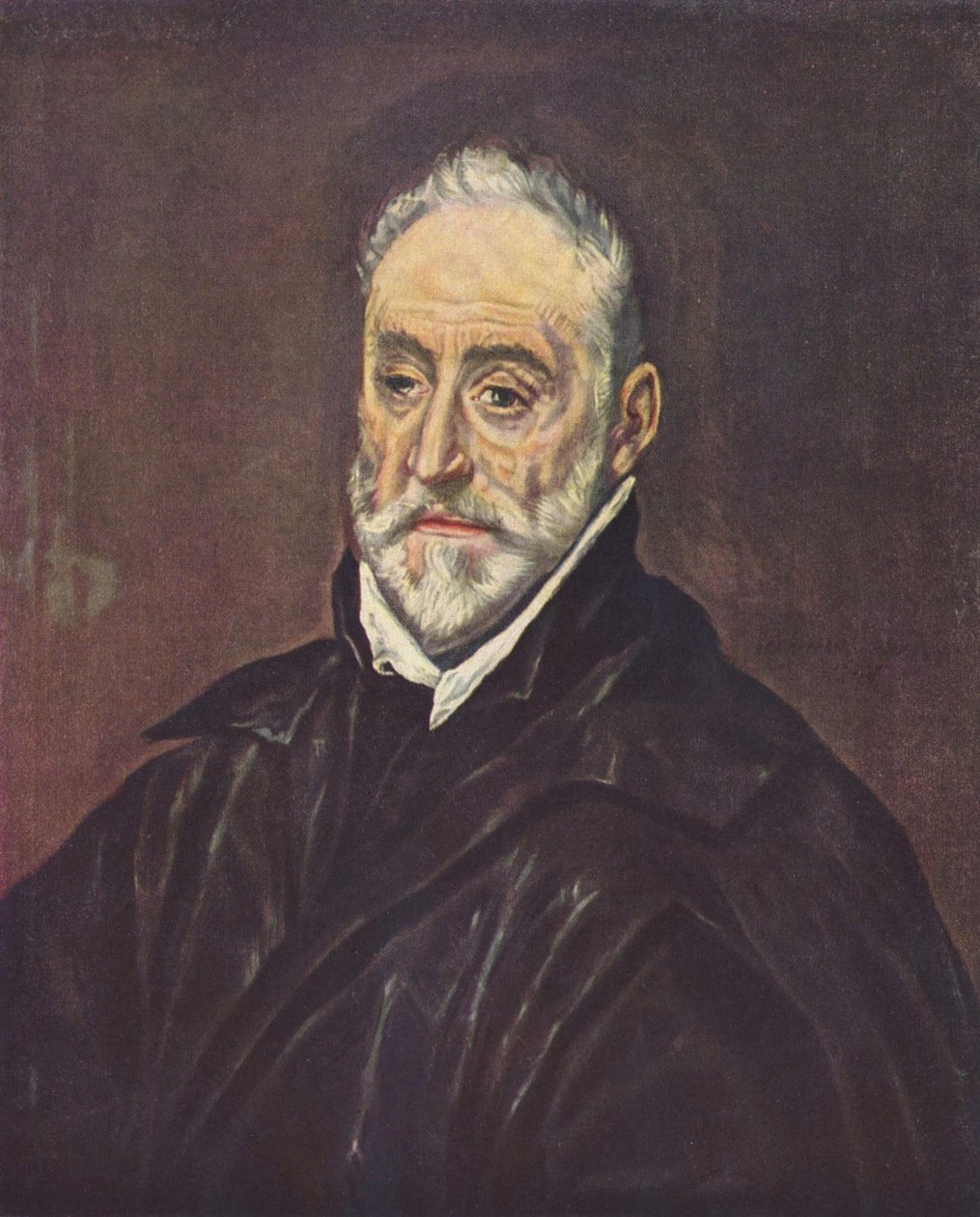 Antonio de Covarrubias和Leiva的肖像 作者 埃尔·格列柯