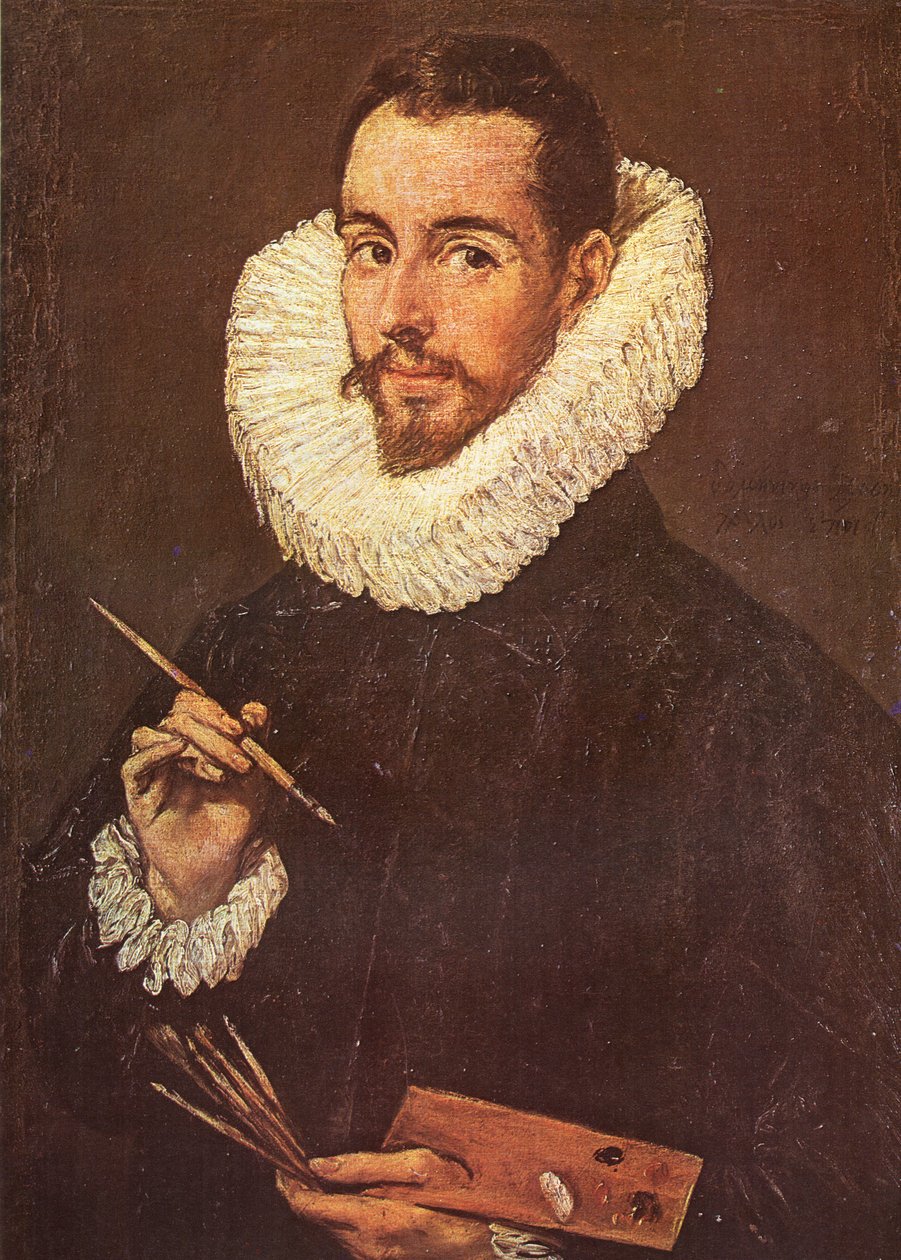 JorgeManuelTheotocópuli的肖像 作者 埃尔·格列柯