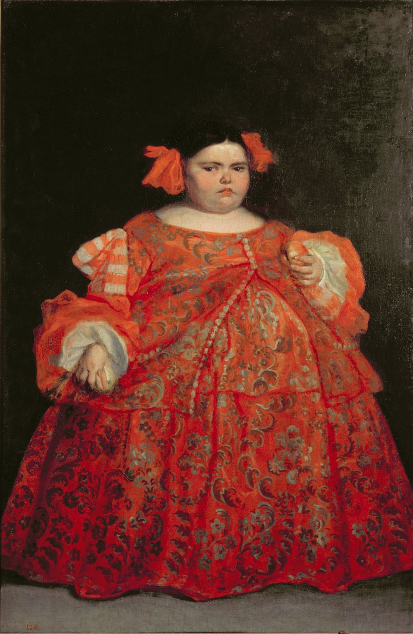 Eugenia Martinez Vallejo，名为La Monstrua 作者 唐·胡安·卡雷诺·德·米兰达