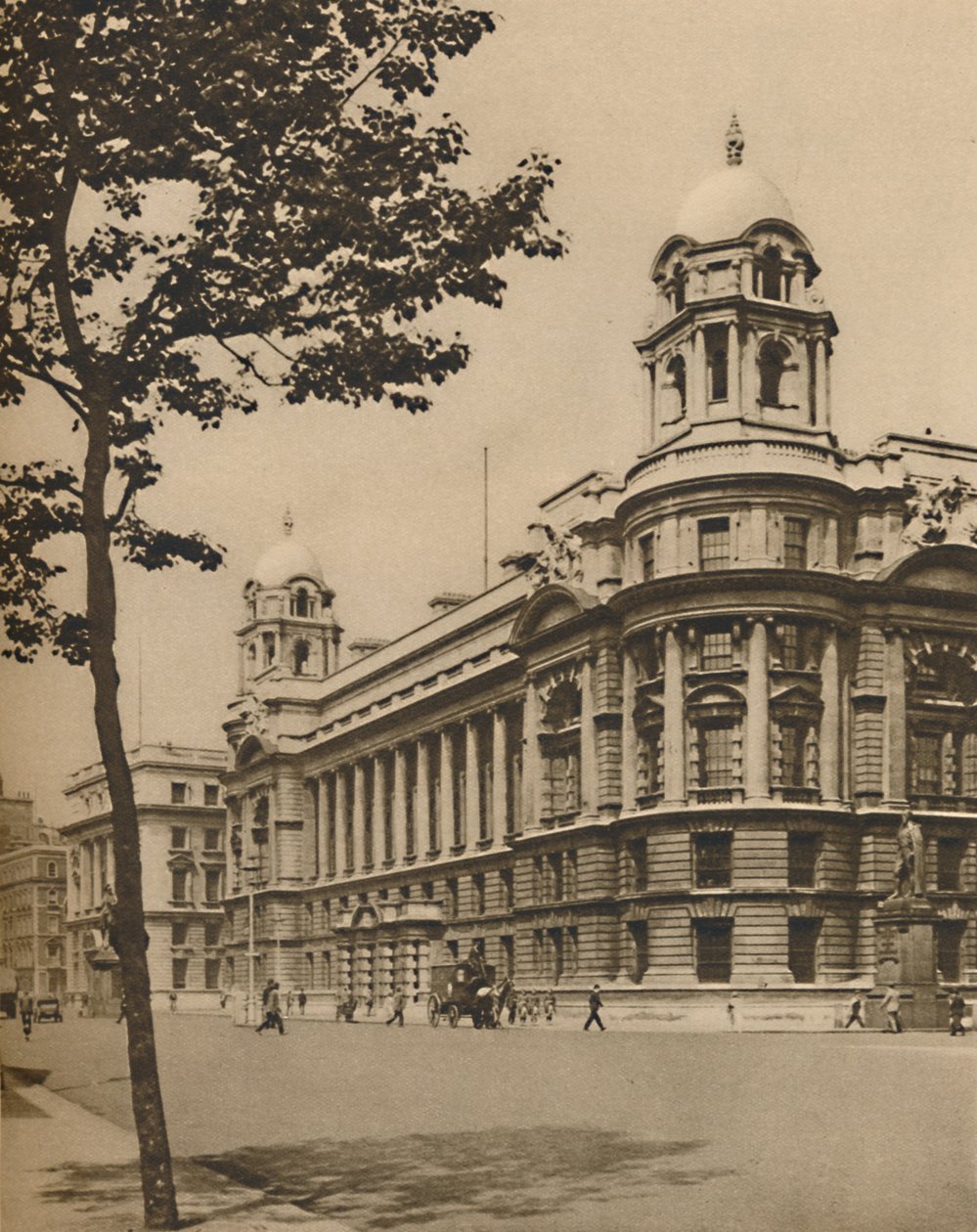 国防之脑：英国战争办公室，白厅，c1935年。 作者 唐纳德·麦克利什