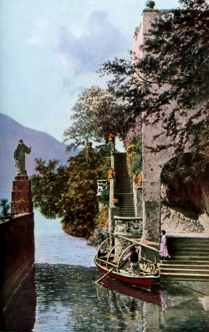 Villa del Balbianello，伦诺，意大利科莫湖，大约1930年代 作者 唐纳德·麦克利什