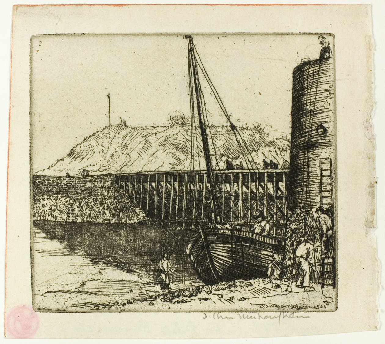 La Passerelle，布洛涅 作者 唐纳德·肖·麦克劳伦