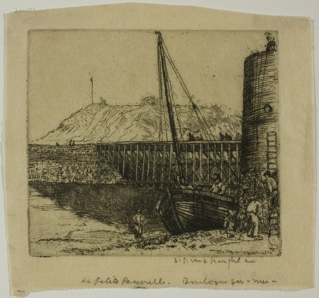 La Passerelle，布洛涅 作者 唐纳德·肖·麦克劳伦