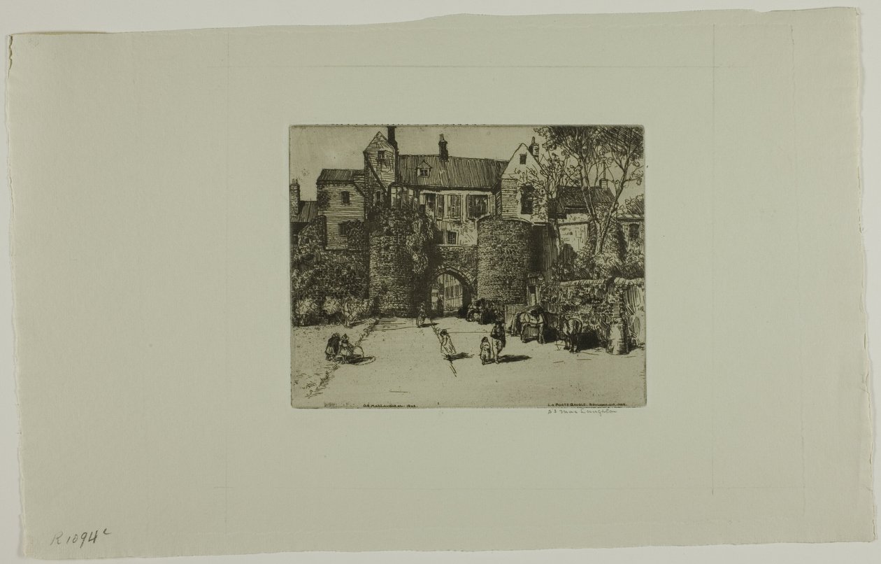 La Porte Gayole, Boulogne-sur-Mer 作者 唐纳德·肖·麦克劳伦
